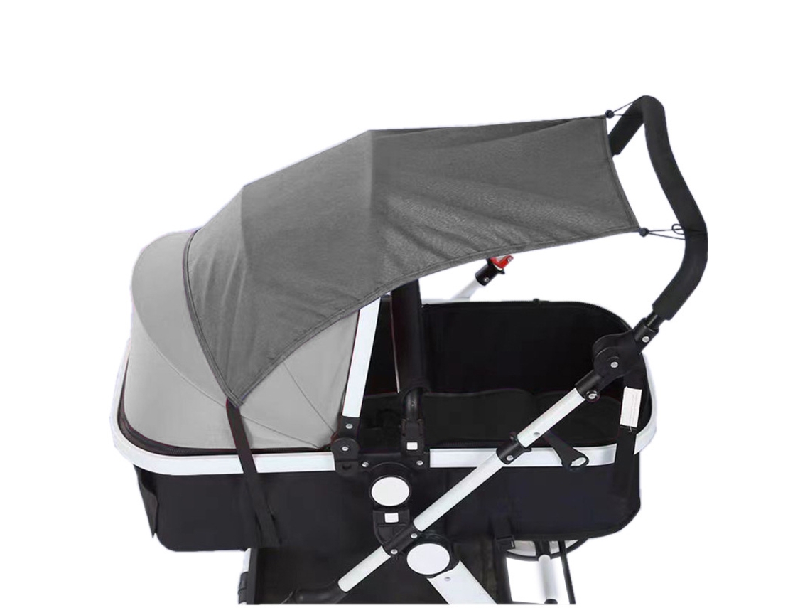 Protetor Solar Universal para Carrinho de Bebê, Cinza AQUAFORGE