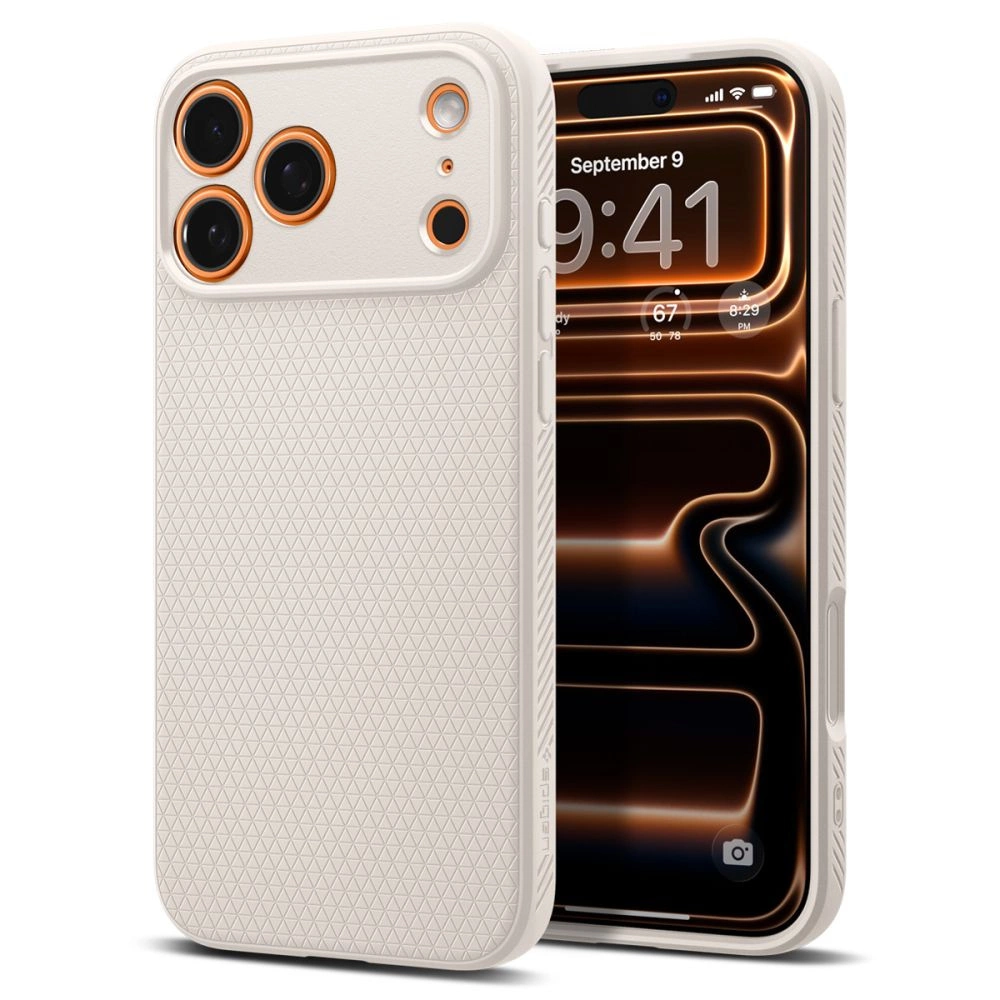 Capa Spigen Liquid Air Para Iphone 17 Pro Max, Proteção Traseira Flexível