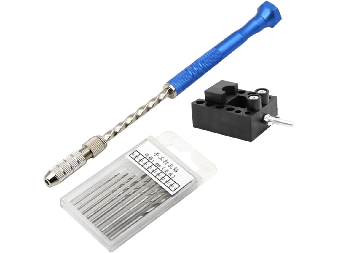 Conjunto De Furadeira Manual Semiautomática 0,5 A 3,2 Mm Com Morsa
