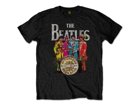 T-shirt BEATLES Sgt Pepper (Algodão-Preto-Xxl)
