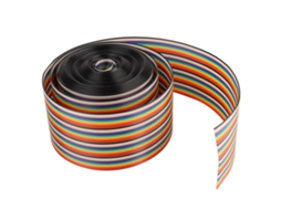 Cabo Flat Rainbow 40p 1.27mm 5.08cm 1m