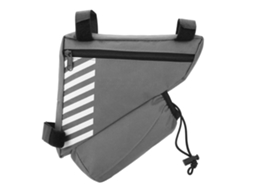 Bolsa Triangular Para Hervidor De Bicicleta, Soporte Para Tubo Delantero, Cuadro, Alforjas, Accesorios (gris)