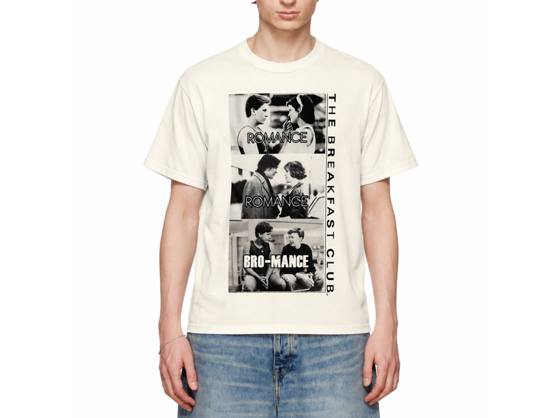 Rockinstone Breakfast Club Movie Bromance Solid Natural Adult T-shirt Size:xxxl