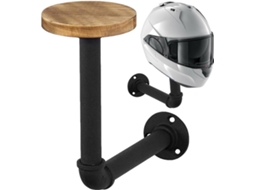 Suporte Para Capacete – De Parede Metálico Capacetes Bicicleta Ajustável Motocicleta Organizador Portátil Casacos