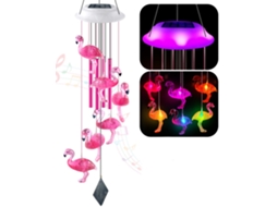Luminária Solar Decorativa, Formato De Flamingo, Cor Rosa, Para Jardim, Pátio, Varanda, Caminhos E Paisagismo Exterior