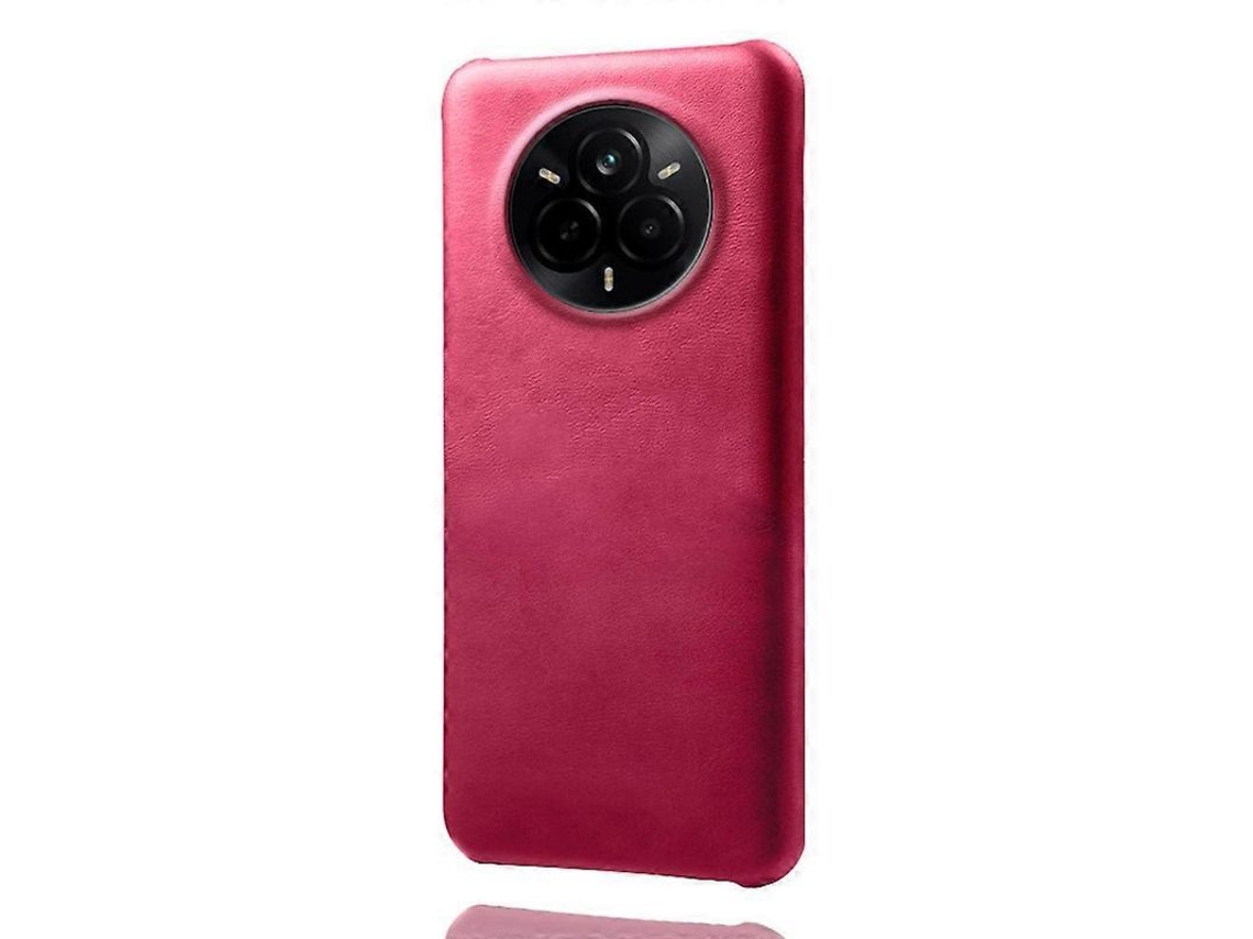 Capa de Celular para Realme 14 Pro 5G, Couro PU com Textura de Vitela | S/MARCA
