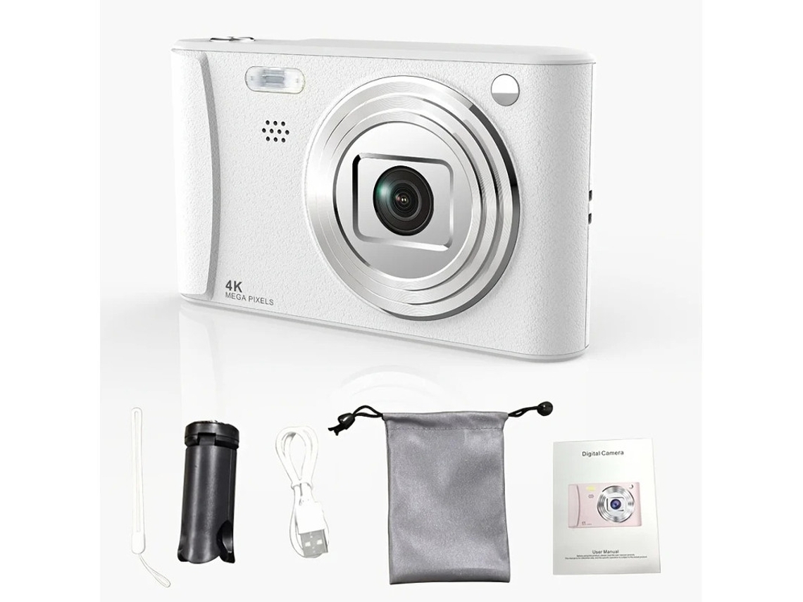 Câmera Digital 4k 1080p De Ultra-alta Definição, Zoom De 8x, Tela Lcd De 2,8 Polegadas, Memória De 32 Gb