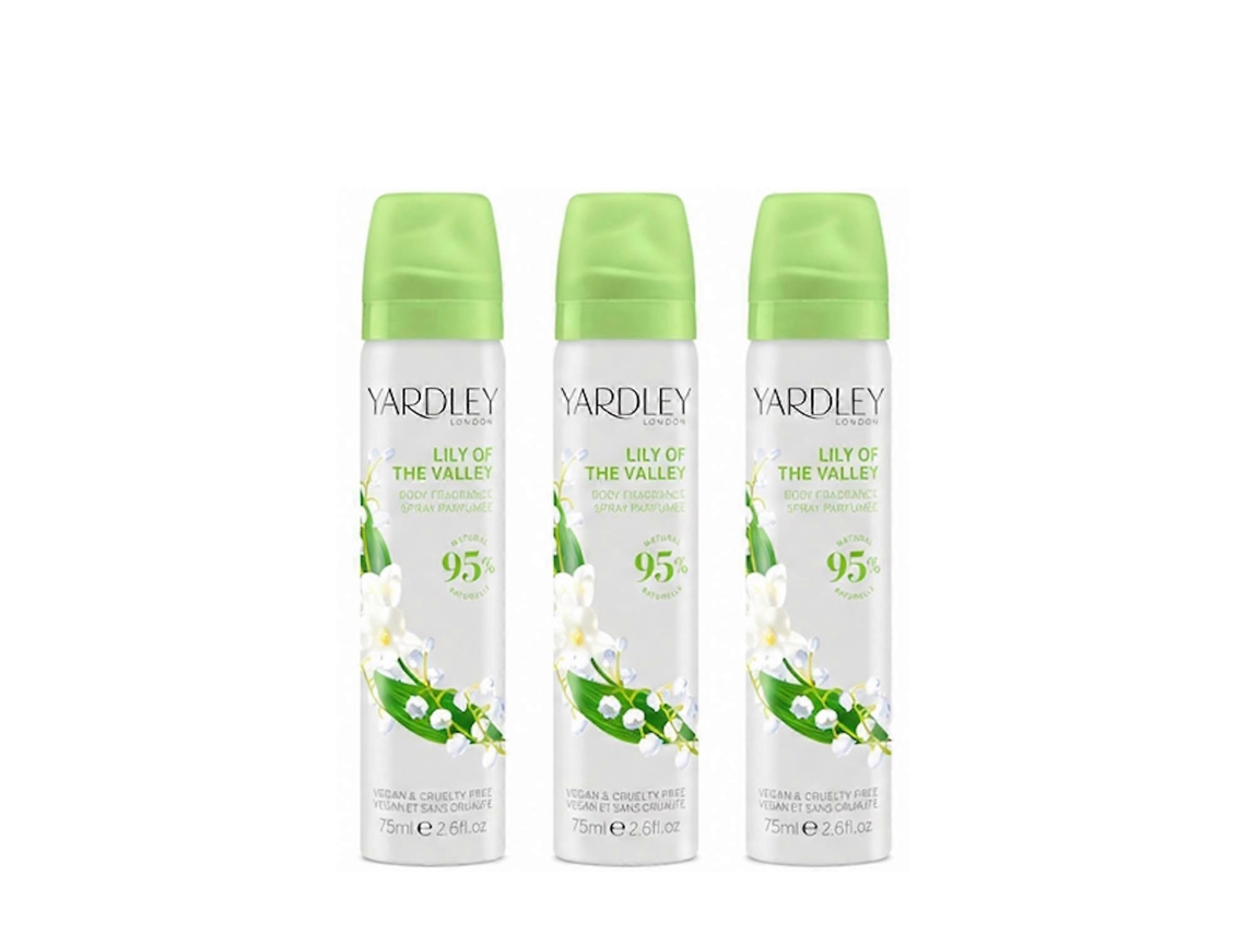 Desodorante Corporal Lírio do Vale 75ml (Pacote com 3)