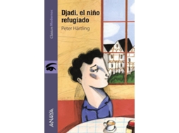 Livro Djadi, el niño refugiado de Peter Härtling (Espanhol)