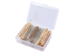 Kit de Resistências de Filme de Carbono 64 Valores S/MARCA