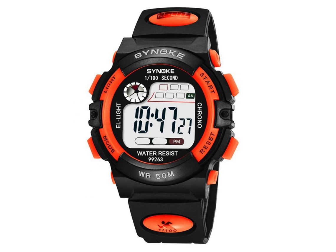 Reloj Deportivo Digital Electrónico Infantil Synoke Moda Para Niños
