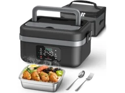 Lancheira Elétrica Sem Fio Para Adultos, 16000mah, Recarregável, Autoaquecimento, Com Temporizador, 1l/34oz Bolsa Térmica Para Escritório, Ca Viewleaf