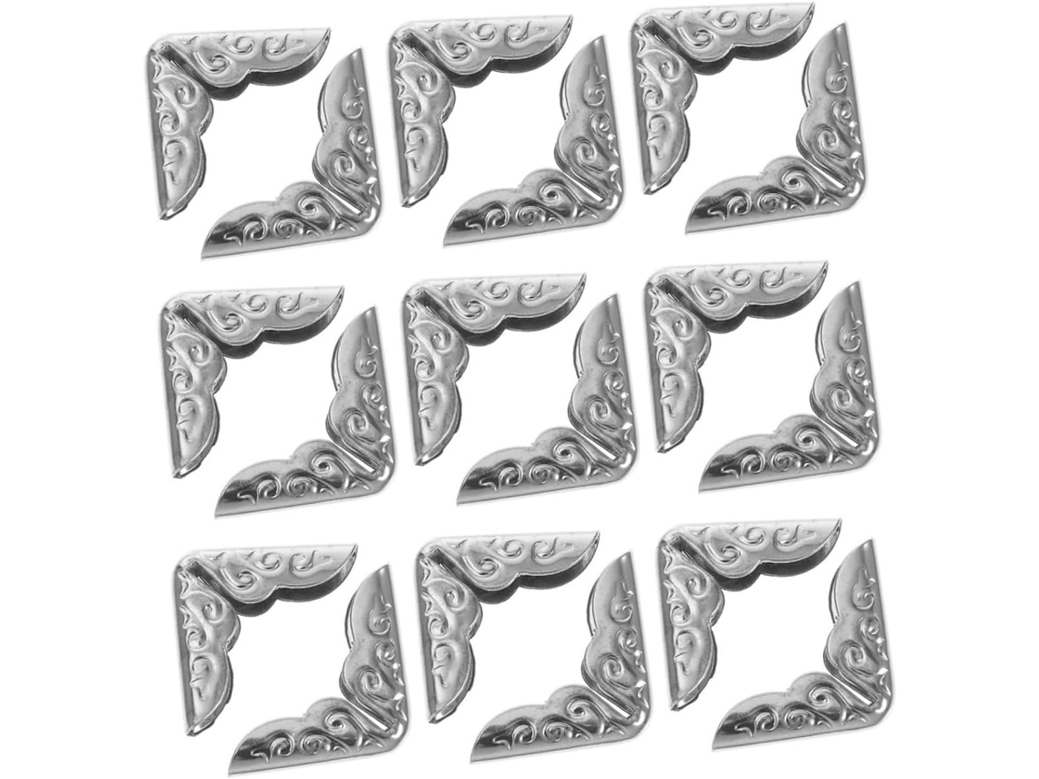 Ipetboom 40 Moedas Protegidas Metálicas Argentés 14 Mm Para Álbuns Livres Foto E Scrapbooking Lote De 40 Peças