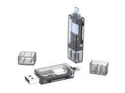 Leitor De Cartõe Usb/lightning Para Sd/tf Spqment