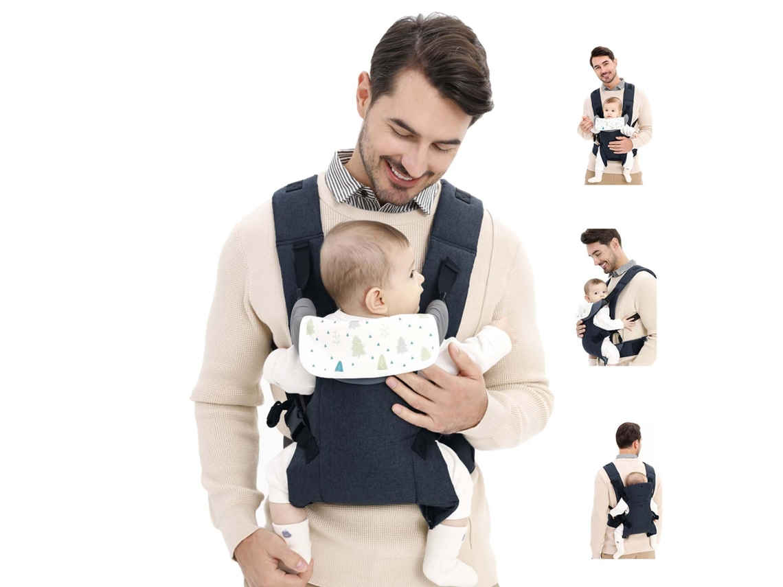 Porta bebês Multifuncional e Confortável para Bebês de 0 a 24 Meses CZHHMART Azul