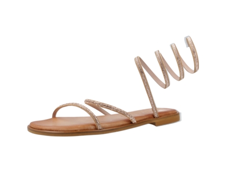 Sapatos de Mulher CARYATIS Tecido Dourado (39)