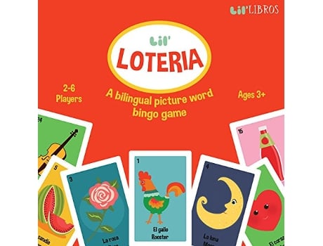 Livro Lil Loteria A Lil Libros Bilingual Bingo Game English and Spanish Edition de Patty Rodriguez Ariana Stein (Inglês)