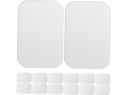 Placas Metálicas Autoadesivas Para Celulares, Ferro Prateado.