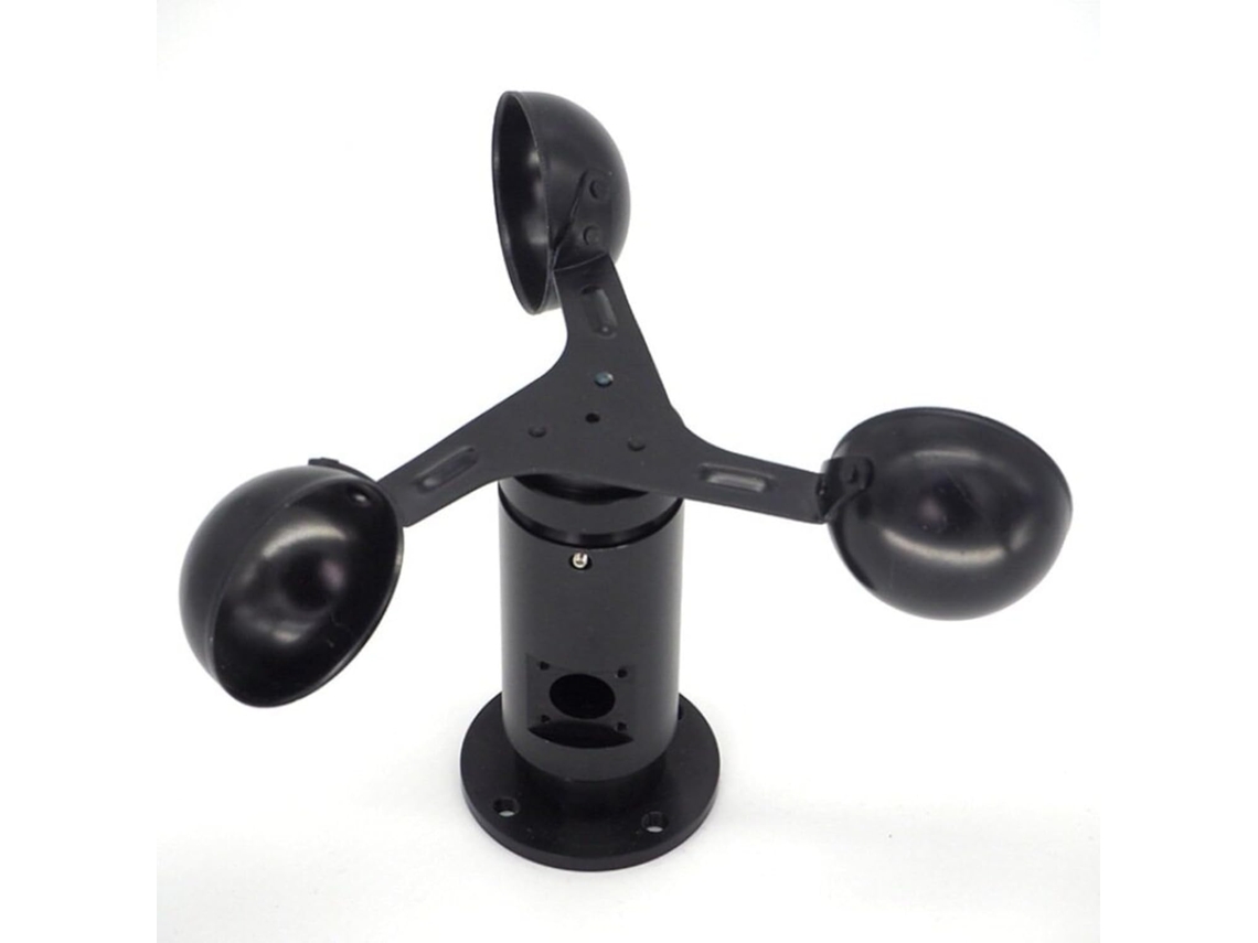 Sensor De Velocidade Do Vento, Três Ventoinhas, Liga Alumínio (preto,