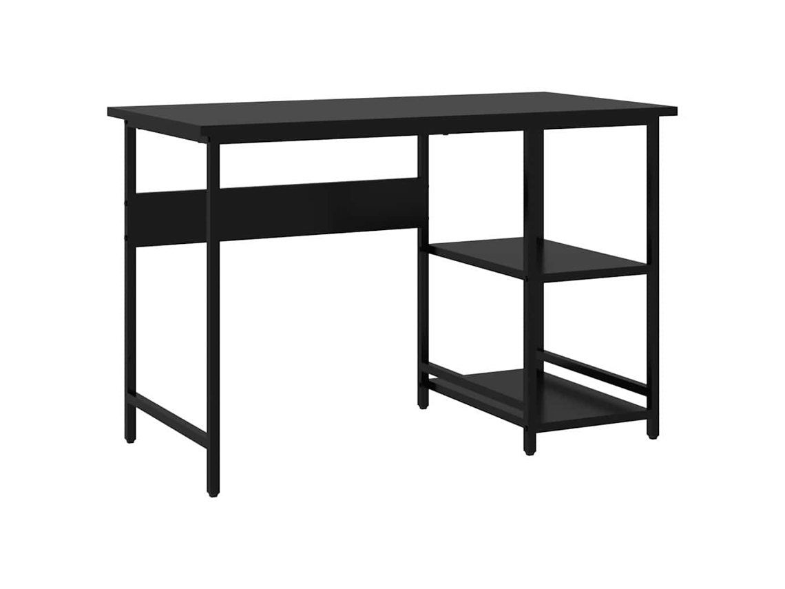 Secretária de Computador 105x50x72 Cm MDF e Metal Preto MAISON EXCLUSIVE
