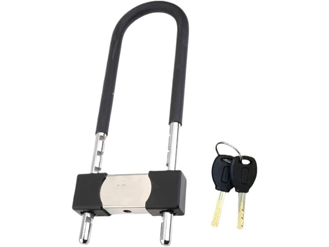 Cadeado de Aço Inoxidável para Guidão Motocicleta Portas Vidro em Porta Fechadura Ampliados Antifurto: Esta