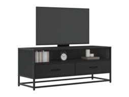 Vidaxl Móvel Para Tv 100x34,5x40 Cm Derivados De Madeira/metal Preto