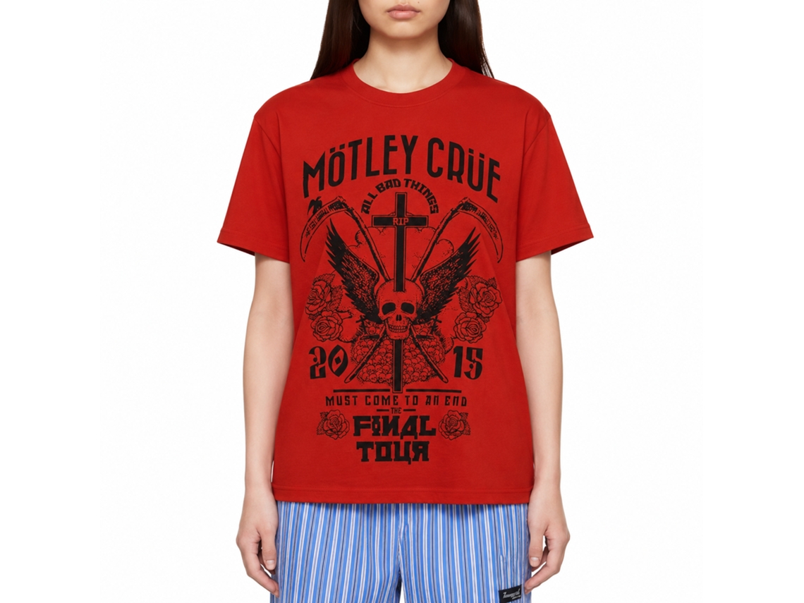 Motley Crue Final Tour T-shirt Unisex Adults Size:m