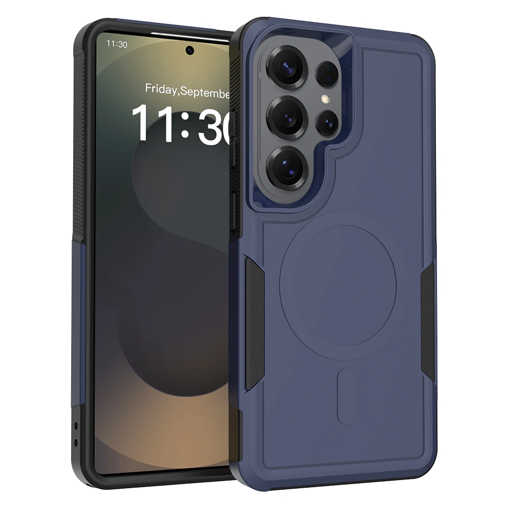 (azul Escuro, Galaxy A26) Capa Protetora Magsafe Resistente, À Prova De Choque E Com Sistema Magnético Para Samsung.