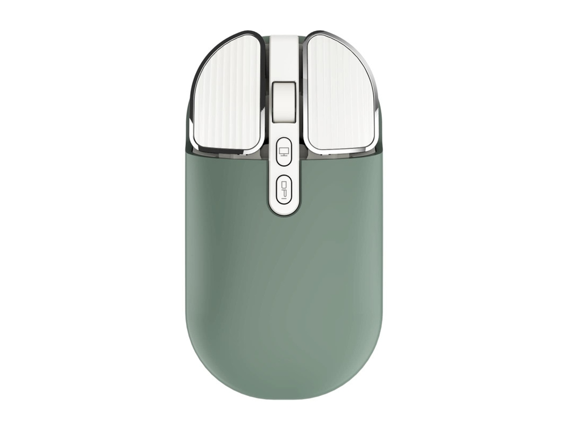 Rato Yizhood 2.4ghz Sem Fio Recarregável Type C Óptico Usb Silencioso Para Laptop Pc Tablet Computador Office Verde