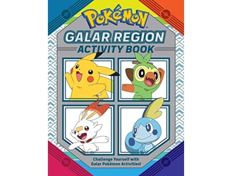 Livro Pokemon Official Galar Region Activity Book de Lawrence Neves (Inglês)