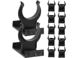 Conjunto De 12 Clipes Niveladores Para Armários Cozinha Ipetboom, Acessórios Para Móveis Em Plástico Preto