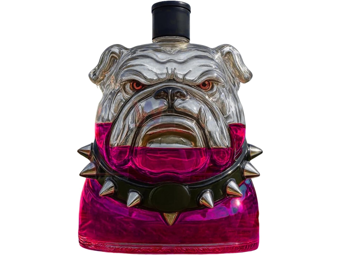 Decantador De Uísque, Decantador De Vinho De Vidro Bulldog De Grande Capacidade, Dispensador De Bebi Gokoco