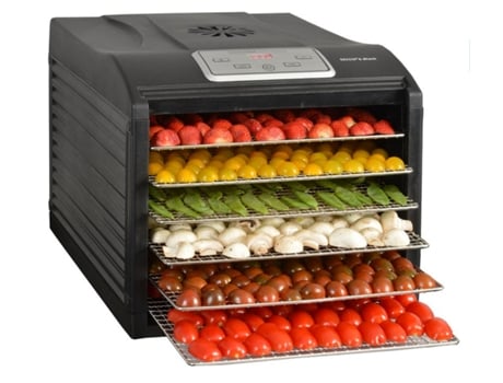 Desidratador de Frutas e Vegetais 6 Bandejas KITCHEN CHEF Secco 6 Black
