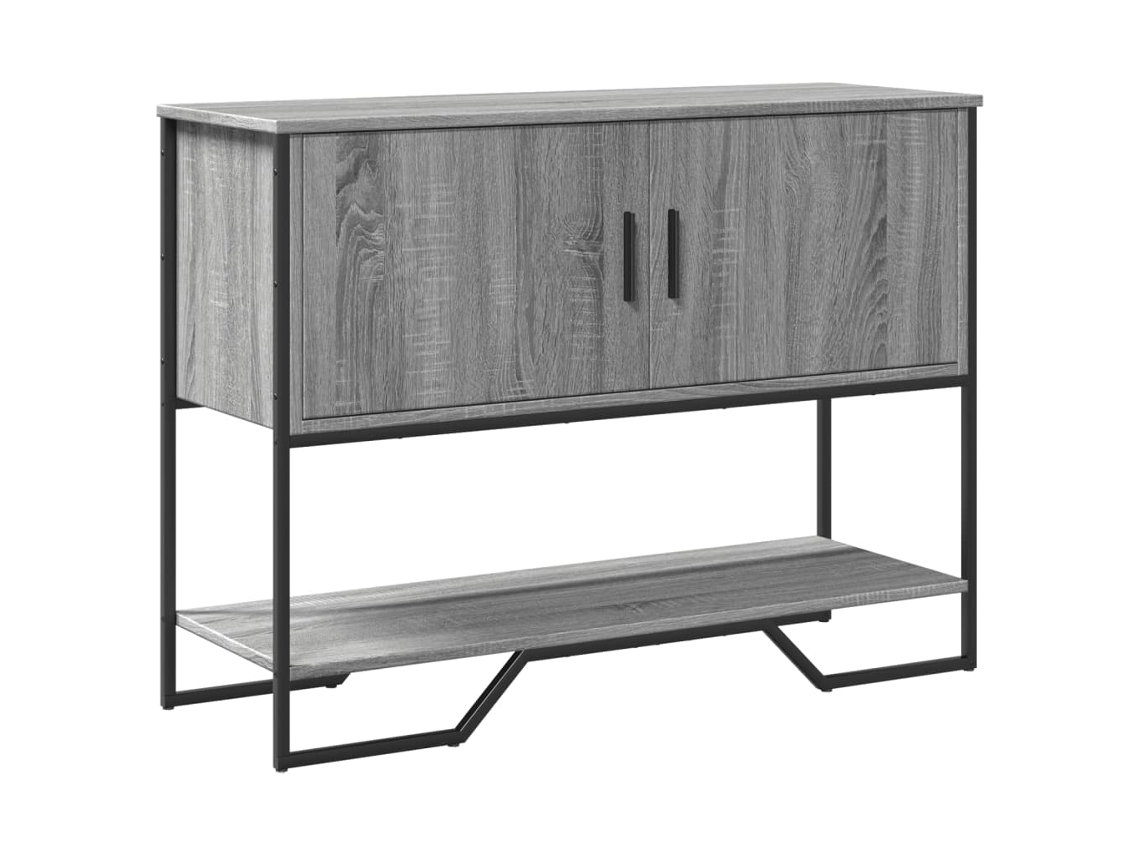 Console Table, Console Tables Vidaxl Cinzeto Madeira Processada (n/a)