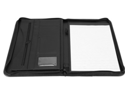 Pasta Organizadora Dioche Em Couro Com Zíper, Tamanho A4, Conferências E Negócios Couro Pu Com Porta Calculadora