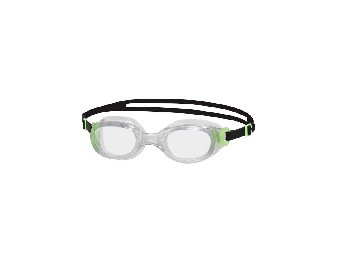 Óculos de Natação Futura Classic Unissex para Adultos, Tamanho Único, Verde/ Transparente AQUAFORGE