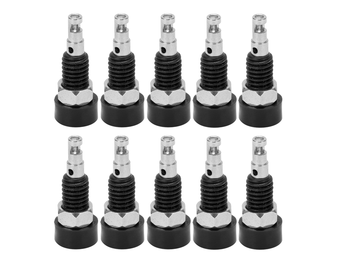 Yuru 10pcs tomadas fêmea banana 2mm com conexão de pino para instrumentos eletrônicos
