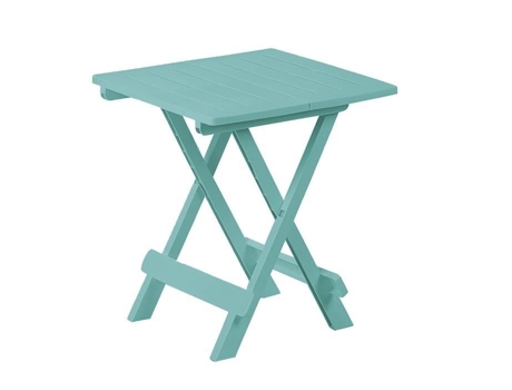 Mesa Dobrável Adige Turquesa 44X44Xh 50 Cm IMAGIN
