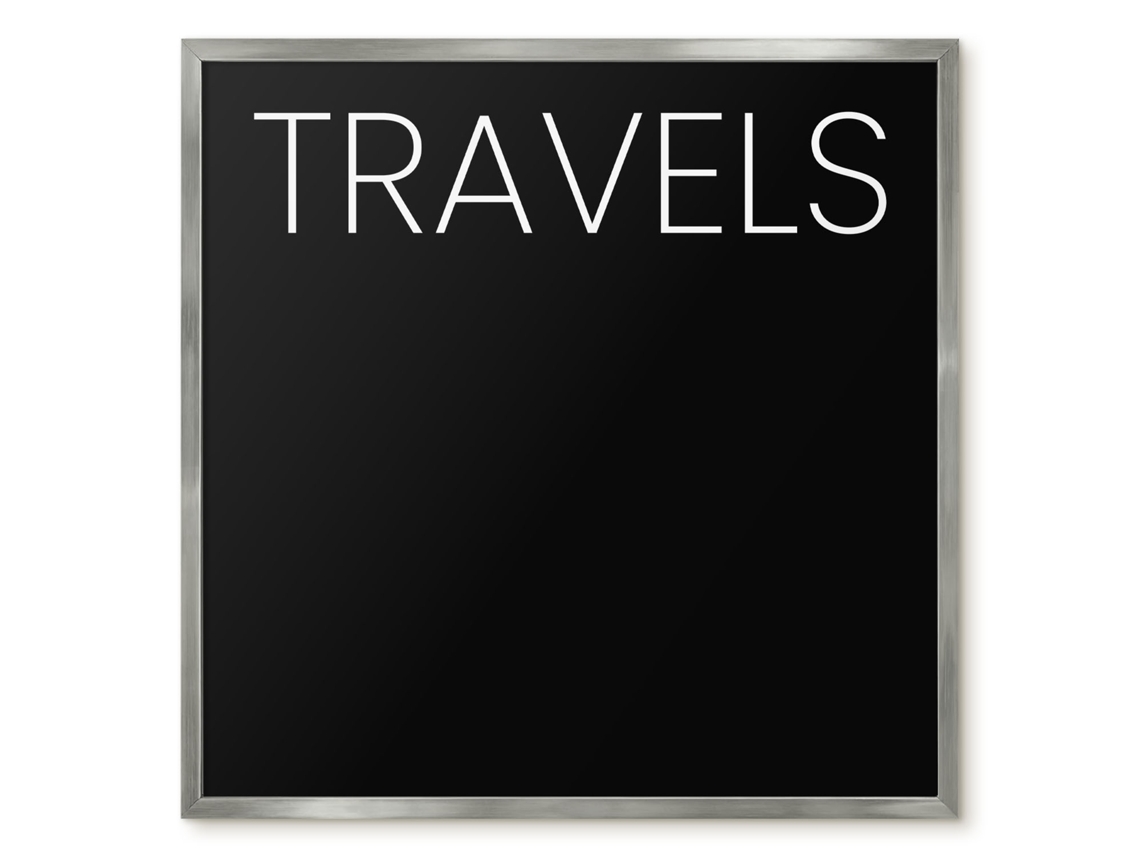 Magnetic Glass Board Travels For The Hall Espelharte (50x50 Cm)