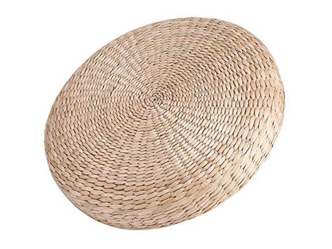 Almofada Tatami Redonda Acolchoada para Jardim e Sala de Jantar