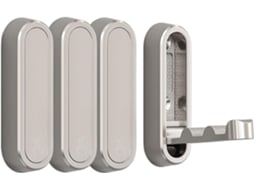 Conjunto De 4 Ganchos Dobráveis Para Parede Para Banheiro, Quarto, Cozinha E Garagem. Gokoco