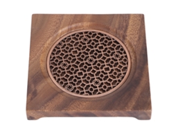 Fundas Para Tetera Cuadradas De Nuez Innovadoras Aislantes De Calor Accesorios De Té