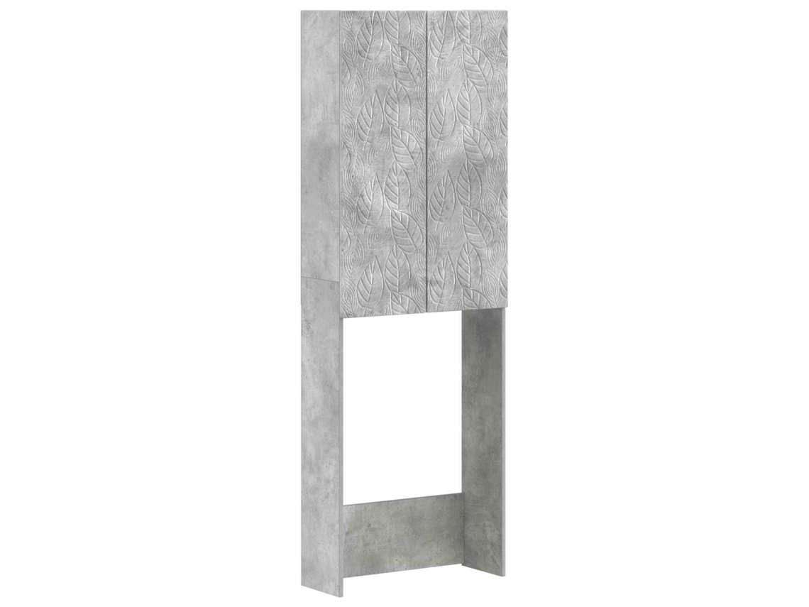 Vidaxl Armário De Banheiro Delft Cinzento Cimento 66 X 25,5 X 190 Cm
