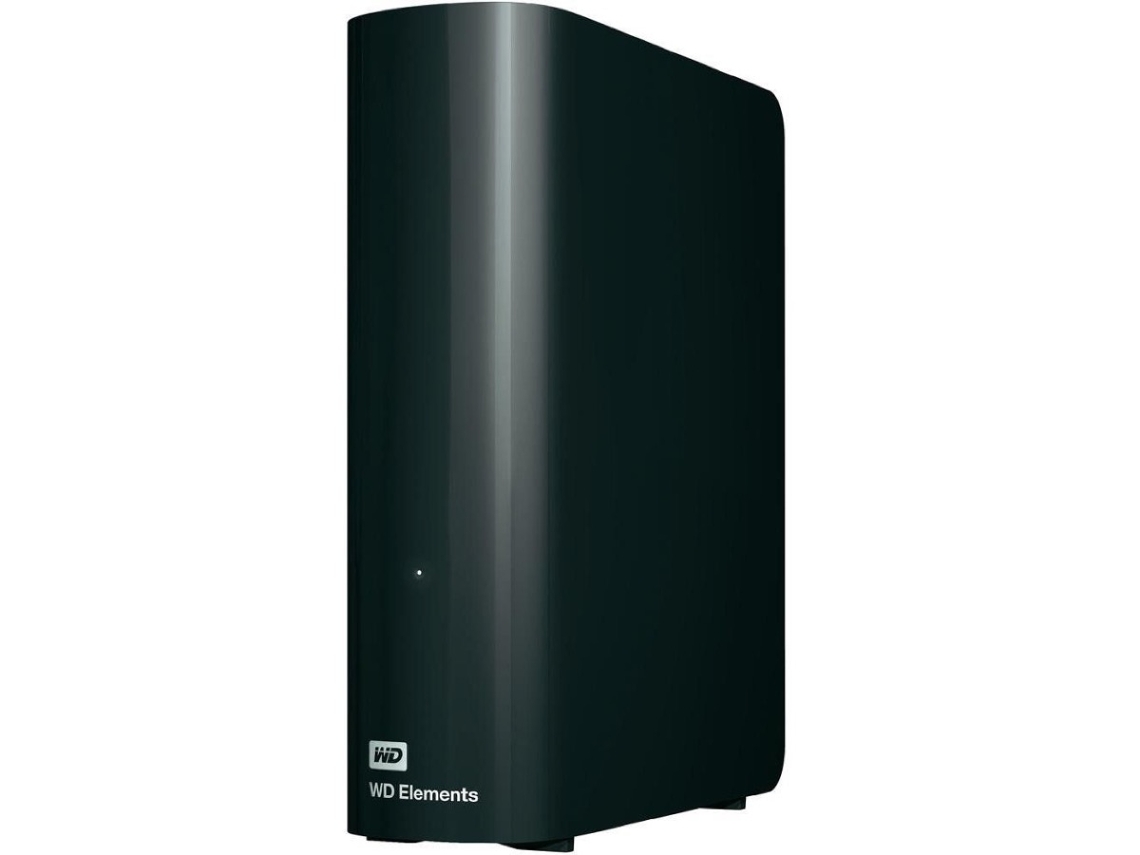 Disco HDD Externo WESTERN DIGITAL Elements (Preto - 4 TB - USB 3.0)