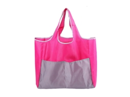 Sacola de Compras Dobrável, Reutilizável, para Viagens e Compras em Geral, com Costura Reforçada, Alças Resistentes e Grande Capacidade. GOKOCO