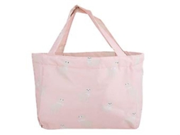 Lurelia Lancheira Térmica, Em Lona, Resistente À Água, Grande Capacidade, Estampa Animal, Cor Rosa, Para Escola E Piqueniques