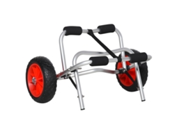 Carrinho Alumínio Canoa Caiaque Surf Dobrável 75kg VELTRIX