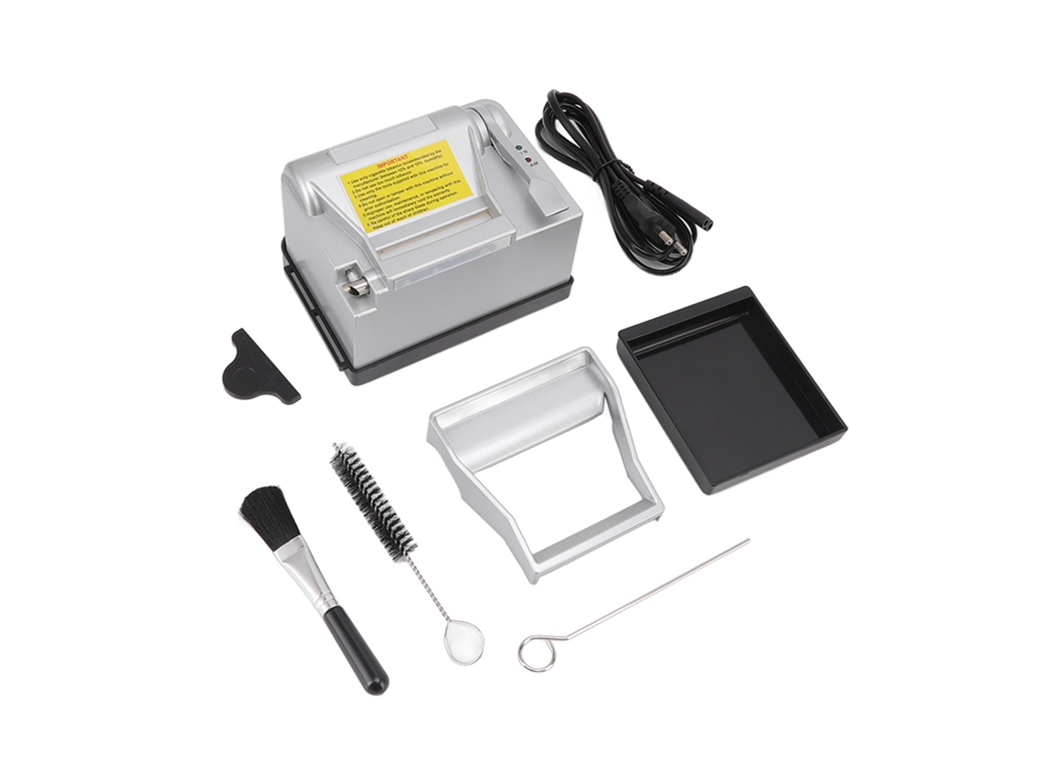 Máquina injetora automática de cigarros Silver para uso doméstico, 110-240 V, UE