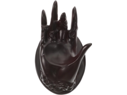 Suporte Resina Marrom Formato Cristal Decoração Artística Estante Vitrine Mão Buda Bola GOKOCO