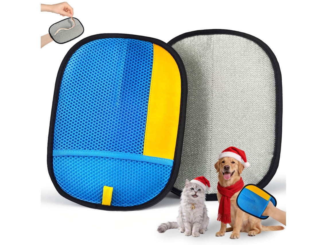 Luva Eletrostática Reforçada Para Remoção De Pelos, Reutilizável, Ideal Para Higiene De Cães E Gatos